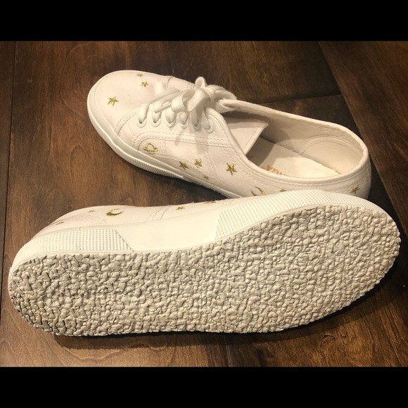 SUPERGA 2750 EMBCOTTON Sneaker in Stars ✨ NWOT - Picture 5 of 16